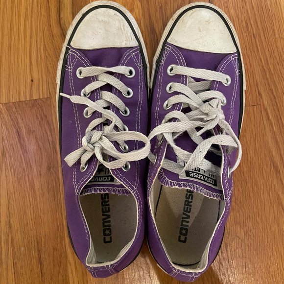 Converse Shoes - Converse Chuck All Stars - Purple - Worn Once - Size 8
